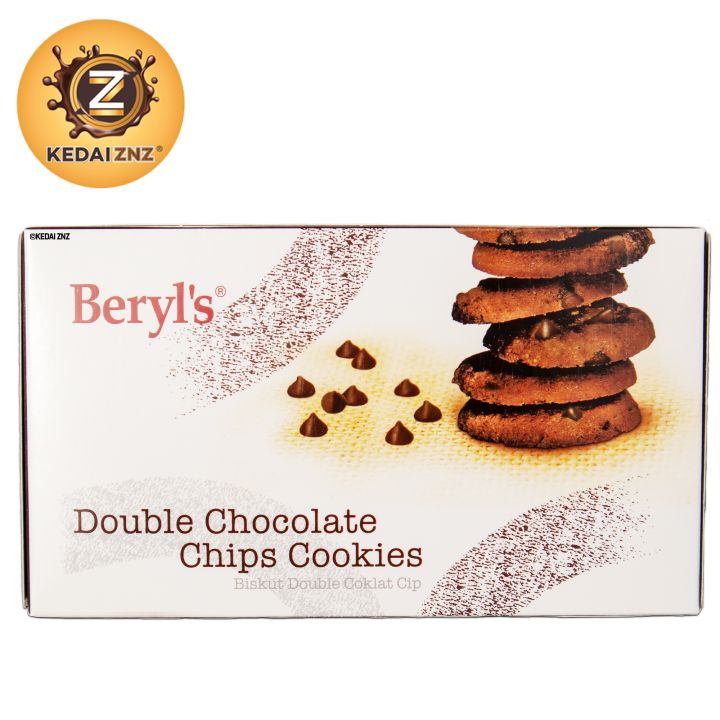 Chocolate Beryl’s Cookies Double Chocolate Chips Box 100g Coklat | Lazada