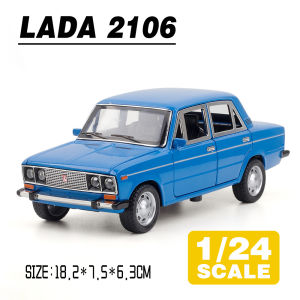 LEO 1:24 Lada 2106 Metal Diecast Alloy Toy Car Model Trucks For Kids Toys Vehicles Hobbies Collection
