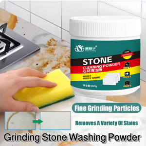 Stone Stain Remover Stone Polishing Cleaning PasteTile Stubborn Stains Deep Cleaning Powder Strong Decontamination Granite Stone Cleaner