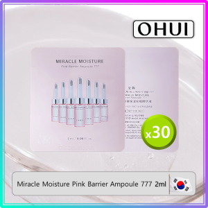 [O HUI] Miracle Moisture Pink Barrier Ampoule 777 (2ml x 30ea) #159
