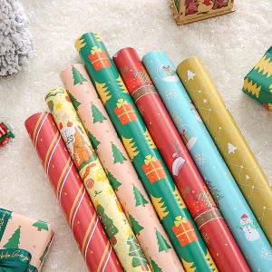 50/25 PCS Christmas Gift Wrapper 70*50CM Birthday Wedding Gift Paper Xmas Present Packing Paper Wrapper