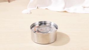 Big Capacity Stainless Steel Dog Floating Bowl No Spill Anti-Splash Dog Water Dispenser Non-Slip Dog CatWater Feeder Bowl2026