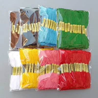 Chỉ thêu cotton chọn màu theo mã DMC khách muốn mua mã chỉ số mấy nhắn cho shop nhé