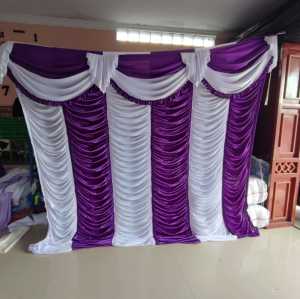 Kain Backdop model karet ukuran lebar 4m tinggi 3m Kain Background karet 4mx3m Kain Abutai model background karet 4mx3m Kain untuk Dekorasi dengan rumbai (ukuran 4x3 meter)