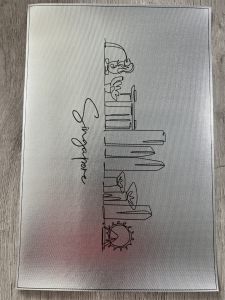 Singapore Cityscape Minimalist One Line Drawing Skyline Print Wall Art Canvas Poster Abstract Painting for home decor