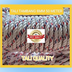 TAMBANG 8MM 50 METER/ TAMBANG TRUK DAN FUSO / TAMBANG KILOAN