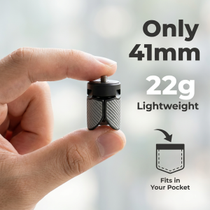 Plastic Mini Tripod Stand 1/4 Screw Mount for Gopro Action Camera Video Phone Vlog Hand Grip for DJI Pocket 3 4 Gimbal Holder