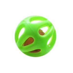 Cat Toy Parrot Bell Ball Cat Toy Ball Shape Self-Entertainment Tumbler Puzzle Hollow with Bell Fun Teething