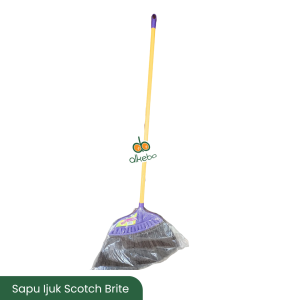 Sapu ijuk 3M Scotch Brite - Broom Injuk tangkai panjang ringan premium anti rontok