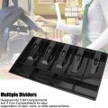 Cash Coin Tray Cash Register Drawer Insert Tray 5 bill 4 coin Cash Drawer 40.4*24.5*3.6cm. 