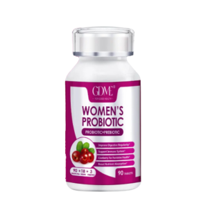 【Buy2 Free1】GDME Womens Probiotics 90 billion CFU and 18 strains 90 capsules contains cranberry promotes digestive and urinary system health.
