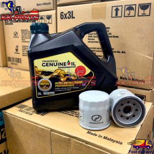 PERODUA 10W30 MINERAL ENGINE Oil 3L Kancil Kelisa Kenari Axia Bezza Viva Alza MINYAK HITAM 10W30
