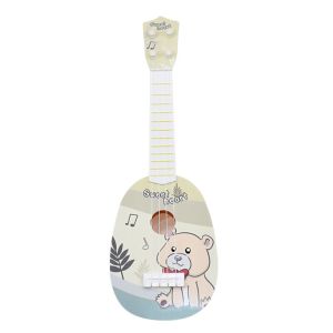 RUEBLOOMF Kids Guitar Durable Classical Kids Toys Stringed Instrument Early Education Toys For Beginner 4 Strings Mini Guitar Classical Ukulele Animal Ukulele Ukelele Musical Instrument Toy