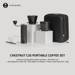 Timemore Chestnut C3S Portable Coffee Bag Outdoor Camping Travel Espresso Coffee Equipment Set Gift Box