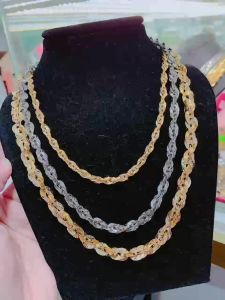 {loại 1} Dây chuyền xoắn lá 4d đủ size đủ kích cỡ 3ly 6ly 7ly Kami trang sức sỉ