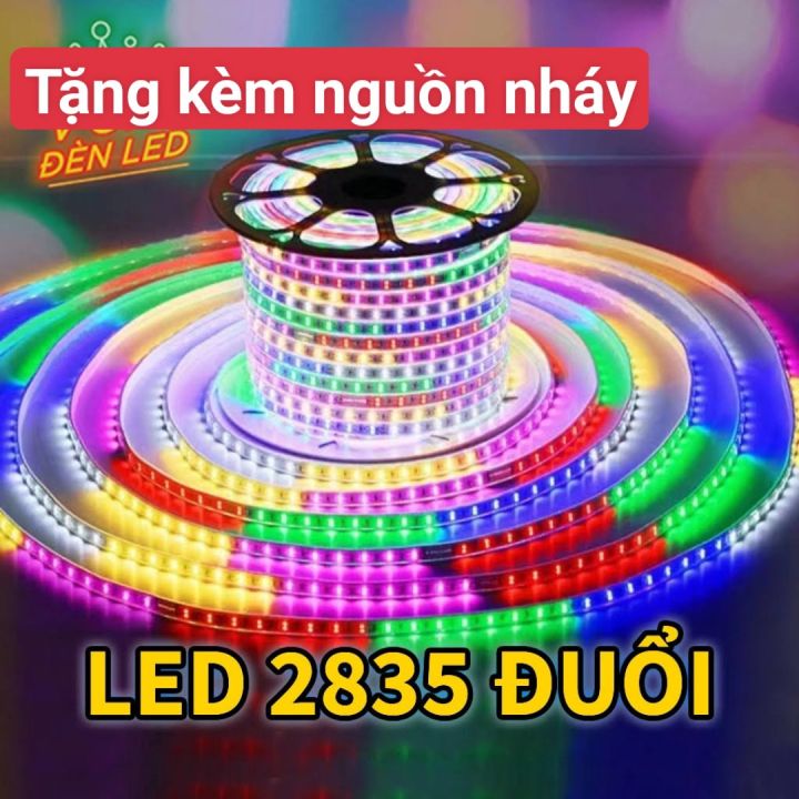 [COMBO] Led Dây 2835 Nhiều Màu Đuổi,1 Mét Có 48 Led Đúc Chống Nước ...