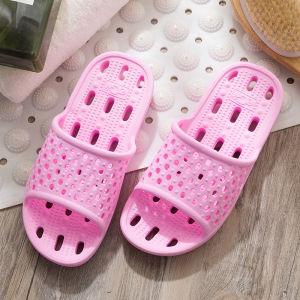 Bathroom Slippers EVA Hotel Home Slippers Hollowed-Out Drainage Lightweight Summer Couple Breathable Sandals