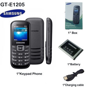 Original SAMSUNG Keypad Phone GT-E1205 Keypad Cellphone Basic Phone Feature Phone