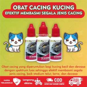 Obat cacing untuk kucing kitten paling ampuh untuk anjing dan kucing dewasa 30ml