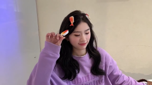 Kid cô gái trẻ mới biết đi dễ thương Sushi hairclip Phụ Nữ Cô Gái haipin đa chức năng Tóc cung cấp cho trong nhà du lịch ngoài trời