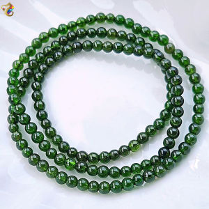 Collection Grade Diopside 3 Rounds Bracelet