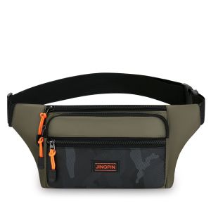 NESKIM Mens Waist Bag Fashion Casual Crossbody Bag Large Capacity Waterproof Shoulder Bag Men Sling Bag with Multiple Compartments 防水男士斜挎包