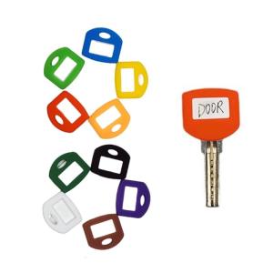 80Pieces Random Color Silicone Key Caps Colorful Key Identifiers Key Covers for Easy Key Sorting and Identification