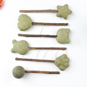 Catnip Lollipop Mainan Kucing Pudina Cat Mint Toy Stick (Ramdom Design) - Teeth Molar Cat Treat 猫薄荷 猫玩具 - LILO