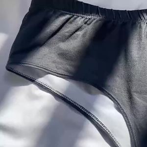 โกลเด้นใบเมเปิ้ลจดหมายพิมพ์ผู้หญิงชุดชั้นในกีฬายืดหยุ่นชุดชั้นในเซ็กซี่พีชแพ็คสะโพกยกระบายอากาศที่ไร้รอยต่อสาวกางเกง