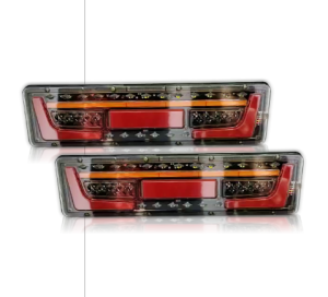 LAMPU STOP LAMP VARIASI LED TRUK MODEL KACAMATA 46 CM 24 VOLT