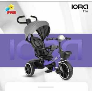 pmb sepeda roda tiga anak kursi putar iora T-16Sepeda Anak Roda Tiga Iora T-16 Sepeda Stroller Roda Tiga Iora T16 Tricycle PMB IORA T16 kursi bisa diputar lampu dan musik