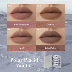 BEXON Hub Lip Clay Vault 4-Piece Velvety Matte Lipsticks
