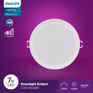 Philips Lampu Panel LED Downlight Eridani 100 7W 6500K Putih