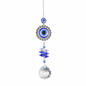 OOC Butterfly Devil Eye Suncatcher Rainbow Maker Rhinestone Hanging Crystal Decor Multipurpose Ornaments Sunlight Catcher Window Hanging