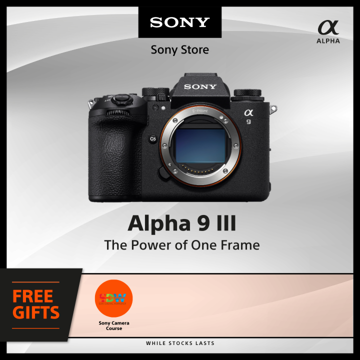 Sony Alpha III ILCE-9M3 Full-frame camera with a global shutter