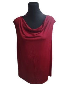 ELEGANT TOP COWL COLLAR BLOUSE FOR PLUS WOMEN (XX-LARGE)