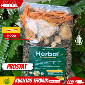 Paket Hemat Jamu Herbal Prostat Organik / Multivitamin Ginjal & Kepala Rasa Lemon-Lime - BISA COD