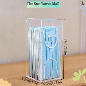 Sunflower Mask Storage Box Wet Tissue Box Baby Wipes Dispenser Holder Household Dust-proof Tissue Box With Lid Kitchen Seal Design