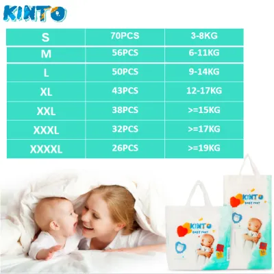 KIN-TO BABY DIAPER PANT NB/M/L/XL/XXL/XXXL/XXXXL Comfortable BABY PANTS