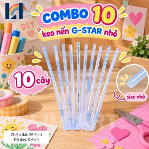 Keo nến silicon 6mm11mm dùng dán đồ trang trí handmade LIM ART