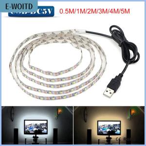 【E-WOITD】 5V TV LED Backlight USB LED Strip Light Decor Lamp Tape TV Background Lighting