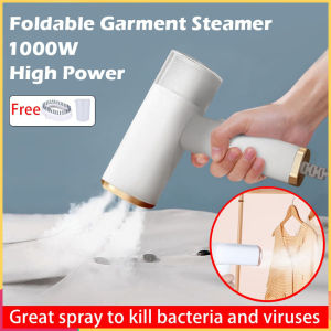 Handheld Foldable Garment Steamer 1000W Portable Ironing Machine Small Household Dry Wet Electric Steam Ironer for Travel Home Use
