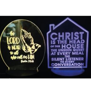 LED Night Light Color Changing with Bible Verse • Christian Gift • Chosen Treasure