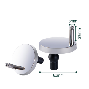 2PCS 60mm Toilet Seat Hinges Fixing Kit with Quick Release Plastic Connectors & Expansion Screws for WC Seat Cover