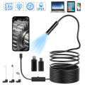 Endoscope Inspection Camera Flexible Rigid Snake Camera With 6 LED Lights 7.9mm IP67 Waterproof Tube USB Endoscope Camera for Android iPhone iPad Sink Pipe Drain Camera. 