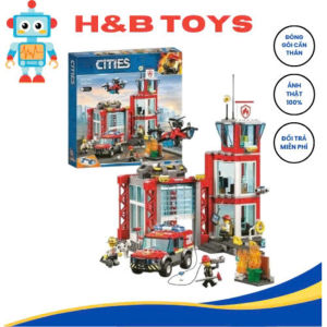 Đồ chơi lắp ráp thành phố 11215 - Trạm cứu hỏa mini 533 mảnh
