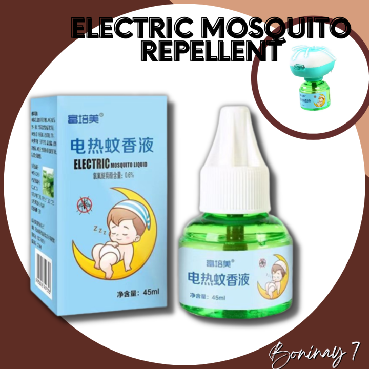 Electric Mosquito Repellent Device & Liquid NonToxic Babies Lazada PH
