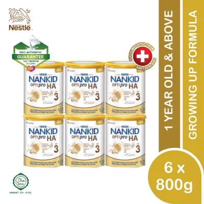 NANKID OPTIPRO® HA® 3 Partialy Hydrolysed Growing Up Milk For Children 1-3 years and Above (800g x 6)