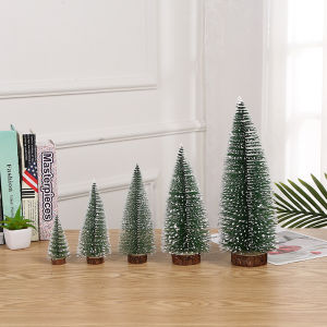 SG Mini Christmas Cedar Tree Desktop Decoration for Office Home Window Display