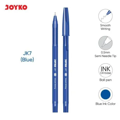 JOYKO Ball Pen Pulpen 1 Pack JK-7 0.5mm Isi 12 Pcs